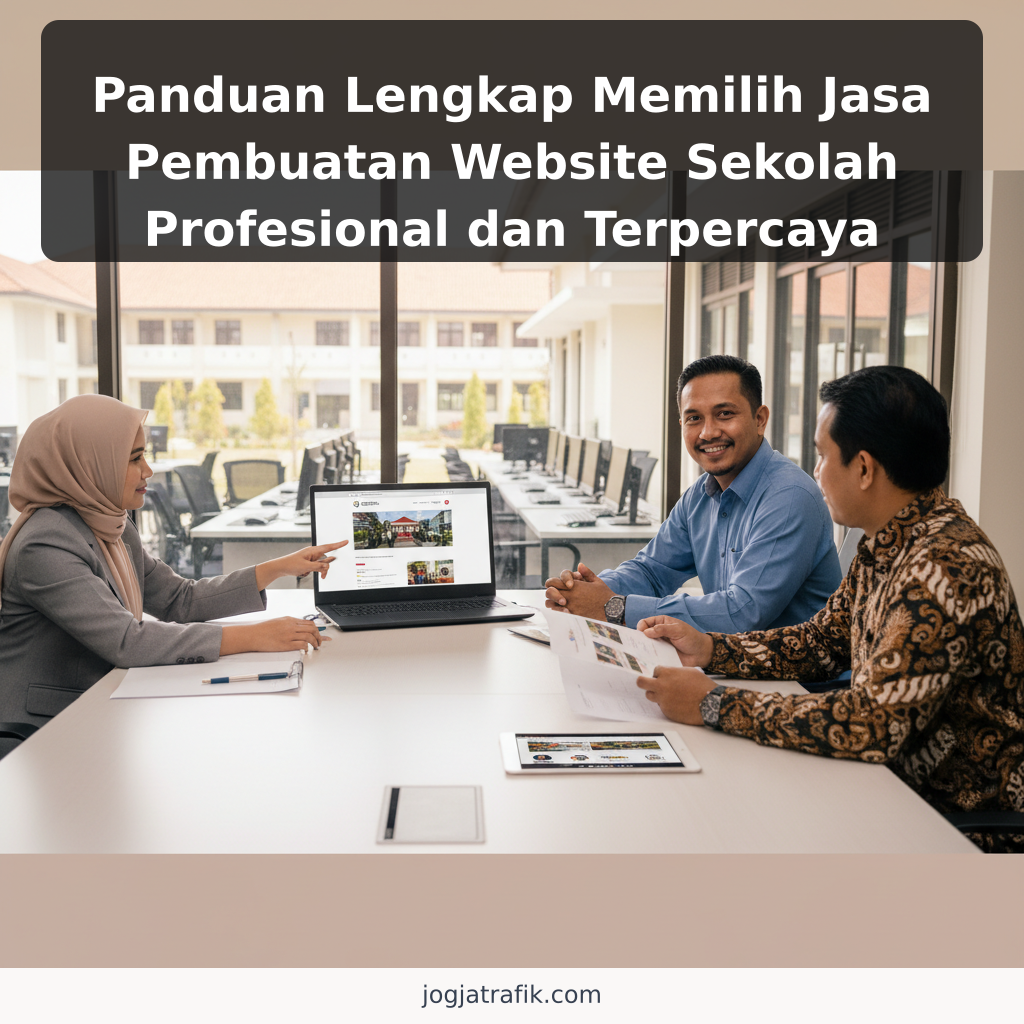 Panduan Lengkap Memilih Jasa Pembuatan Website Sekolah Profesional dan Terpercaya