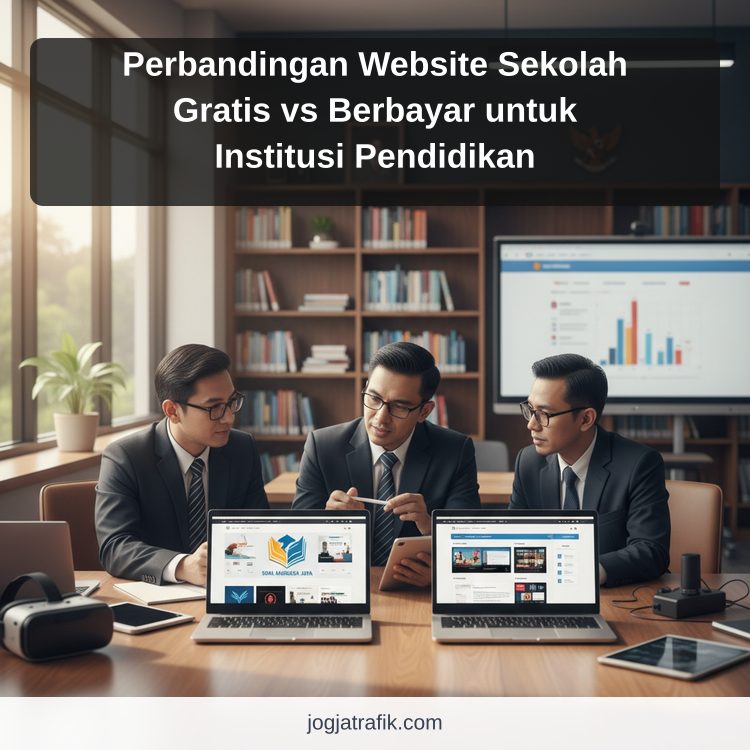 Perbandingan Website Sekolah Gratis vs Berbayar untuk Institusi Pendidikan