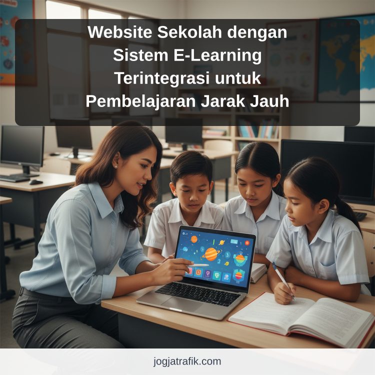 Website Sekolah dengan Sistem E-Learning Terintegrasi untuk Pembelajaran Jarak Jauh